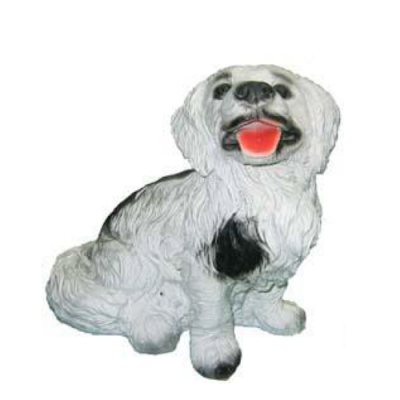 Hond Déier Deko Figur Statue Skulptur 37 cm Figuren Statuen Skulpturen Nei (A17)