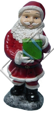 Design Weihnachtsmann Figur Gaart Statue Skulptur Figuren Skulpturen Deko Neien