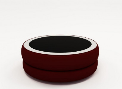 Ronnen Ronn Wunnzëmmer Glastisch Polster Beistelltisch Modern Lieder Sofadësch