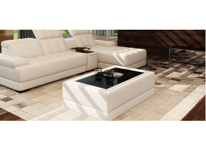 Modernen Dëscht fir de Wunnzëmmer Designer Dësch Glasdësch Niewendësch Sofa Dëscher Wunnzëmmer