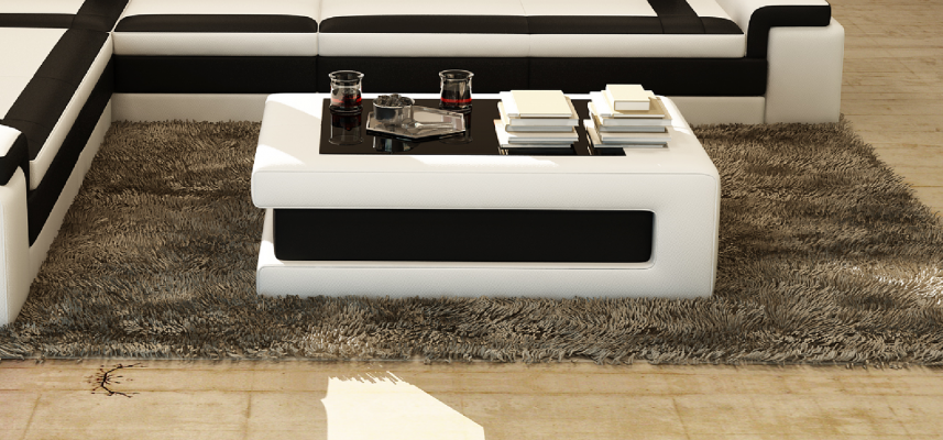 Design-Couchtisch Polster Wunnzëmmer Niewenzëmmer Dëscher Modern Sofa