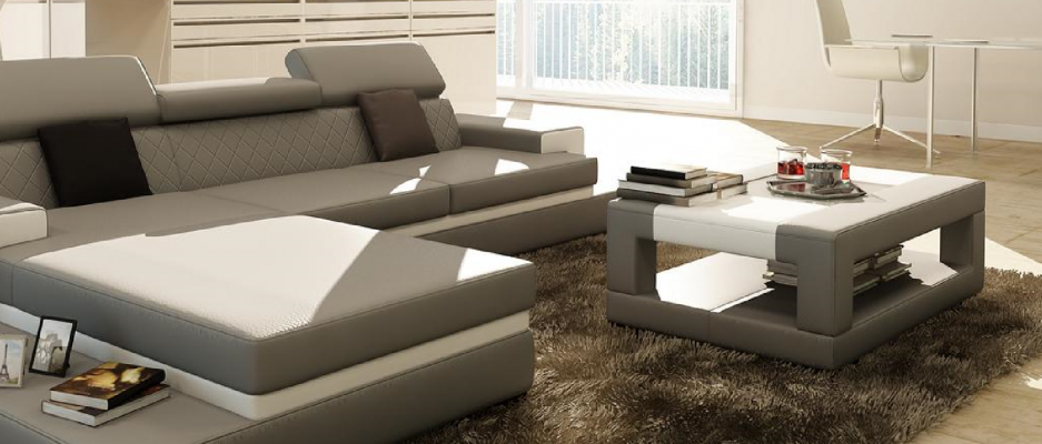 Luxus Wunnzëmmer Glastësch Designer Niewentësch Tëscher Wunnen