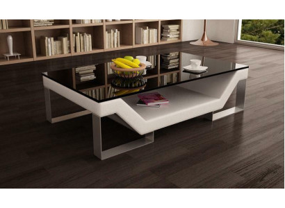 Glasdesign-Couchtisch Wunnzëmmer Lieder Canapé Beistelltësch Kaffi