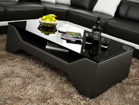 Canapé Dësch Design Dësch Wunnzëmmer Glas Lieder Sofa Bäistell Kaffisdësch Couch