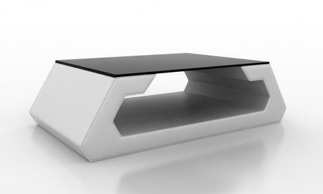 Sofadësch Design Wunnzëmmer Glas Lieder Canapé Sofadësch Bäisteel Kaffi