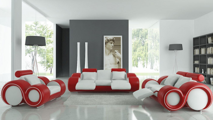 Design Wohnzimmer Polster Set Sofagarnitur Lieder Couch Sëtz Garnituren