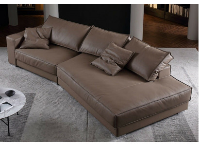 Modern Sofakëschten Ledersofa Couchen Sofa Eck Design Eck Ecksofa L-Form