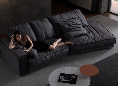 Design L Form Modern Luxus Canapéen Nei Eckcanapé Canapéen Couchen Textil Bettfunktioun