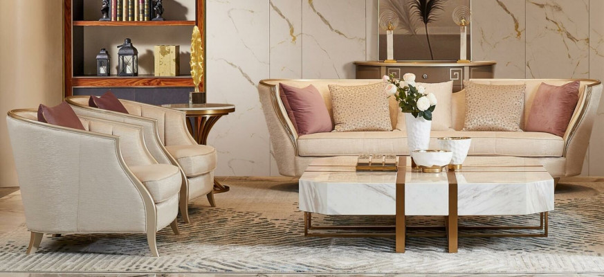 Wunnlandschaft Sofagarnitur 4 1 1 Sëtzer Couch Polster Sofas Set 3tlg Massivholz