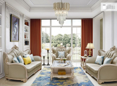 Sofagarnitur 3 2 1 Sëtzer Set Design Sofen Polster Couchen Lieder Sofa Massivholz