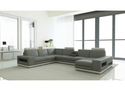 Lieder Canapé Couch Wunnlandschaft U-Form Design Modern Canapé 5154