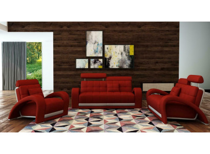 Léier Sofa Canapé Sofagarnitur Stuff Garnituren Canapé Set Sëtz Sofas