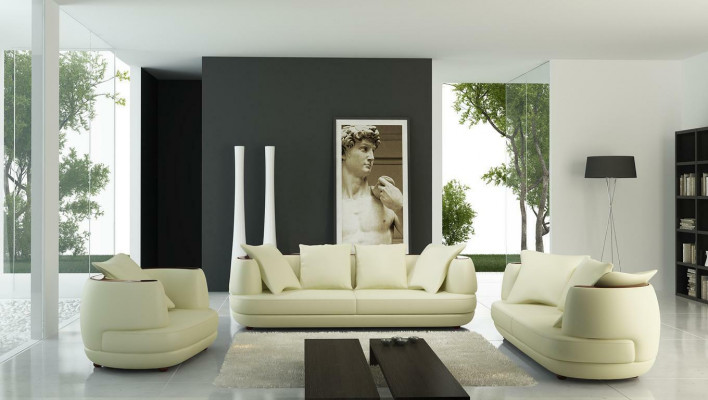 Luxus Design Canapé Sët Klassesch Lieder Couch Këssen Set Sofa