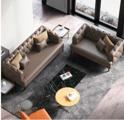 Brong Chesterfield Sofa Garnitur 3+2 Seeter 2-Stéck Set Designer Deko Polster Canapéen