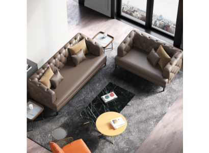Brong Chesterfield Sofa Garnitur 3+2 Seeter 2-Stéck Set Designer Deko Polster Canapéen
