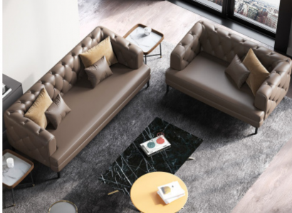 Brong Chesterfield Sofa Garnitur 3+2 Seeter 2-Stéck Set Designer Deko Polster Canapéen