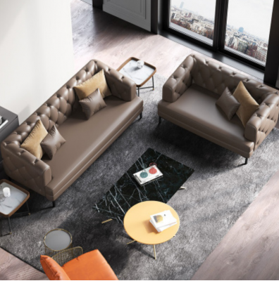 Brong Chesterfield Sofa Garnitur 3+2 Seeter 2-Stéck Set Designer Deko Polster Canapéen