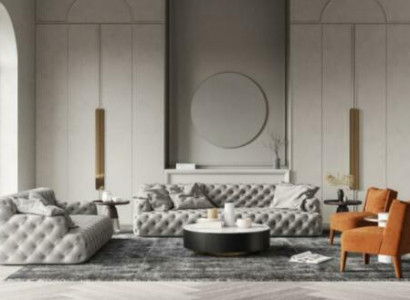 Chesterfield Lieder Sofa Dräisëtzer Relax Sëtz Design Couch Lounge Sofas 234 cm