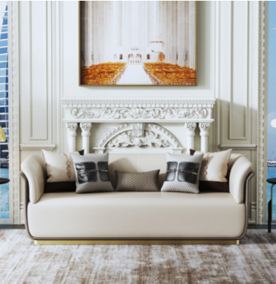 Modern Sofa-Garnitur 3+2 Sëtzer Sëtzgrupp Lieder Couchen 2tlg. Set