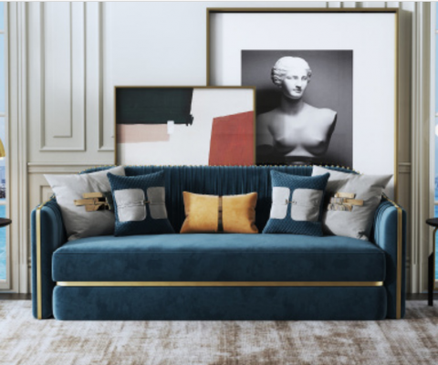Sofa Garnitur 3+2 Sëtzer Set Design Sofa Polster Deko Couchen Couch Modern