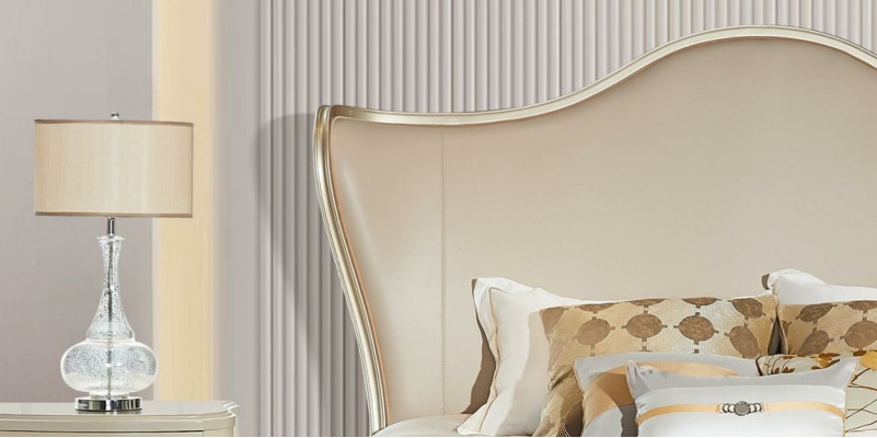Bett Luxus Hotel Lieder Better Këssen Design Schlofzëmmer Massivholz Nei