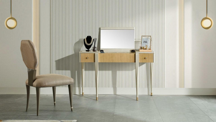 Konsolendësch Schminktësch Schminktischen Konsole Schlofzëmmer Sekretär Holz