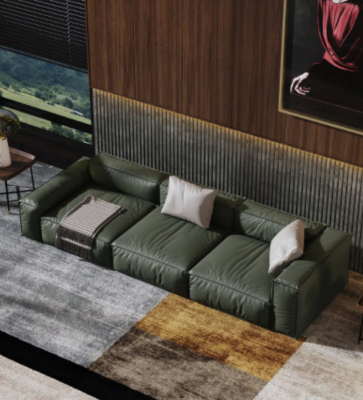 Sofa 4-Sëtzer Grouss XXL Couch Sofas Couchen Wunnzëmmer Design Véiersëtzer