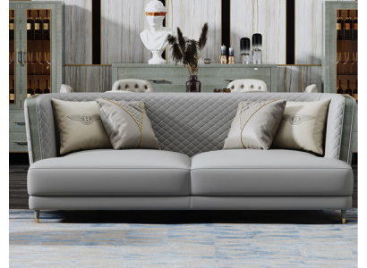 Däitschzëmmer Couch Polster Design Sofa Sëtz Deko Sofae Raum Miwwelen Modern