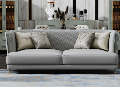 Däitschzëmmer Couch Polster Design Sofa Sëtz Deko Sofae Raum Miwwelen Modern