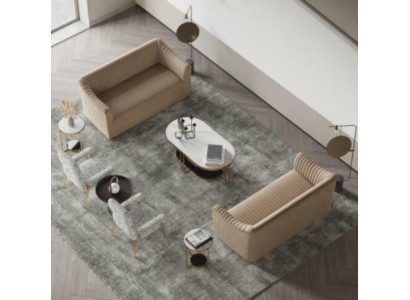 Canapé-Set 2+2 Sëtzer Wunnlandschaft Canapéen Canapé Sëtz Design Couch Lounge Miwwelen