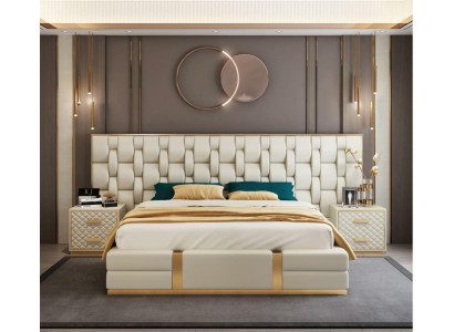 Edelstol Luxusbett Metall Lieder Better Hotel Chesterfield 180x200