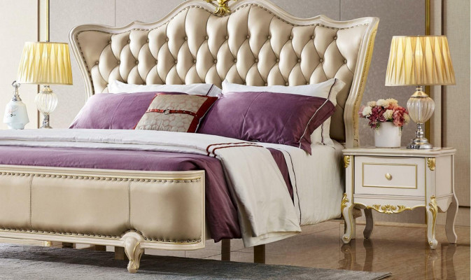 Luxusbett Chesterfield Better Lieder Kinneksche Palais Duebelbett Massivholz.