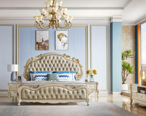 Chesterfield Bett Klassesch Betten Design Duebel Polster Schlofkummer Massivholz