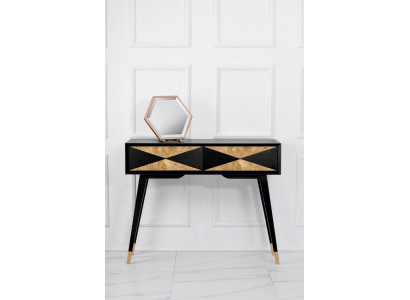 Konsolentisch Dësch Konsole Kommode Säitendësch Holz Modern Luxus Gold Design