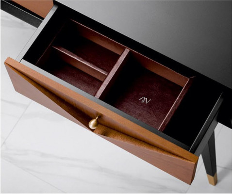 Konsooltisch Dësch Konsool Kommode Sideboard Holz Modern Luxus Braun Design Nei