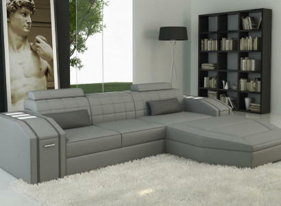 Design Polster Eck Sofa Couch Lieder Sofas Garnitur XXL Wunnlandschaf