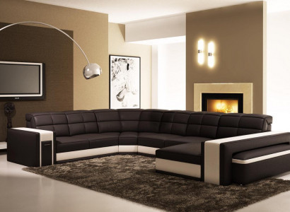 Design Ecken Grouss Polster Eck Sofa Canapé Lieder Sofas Garnitur XXL