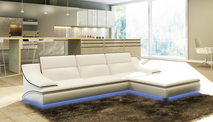 Design Polstersofa Eckcouch Lieder Sofas Garnitur Wunnlandschaft XXL