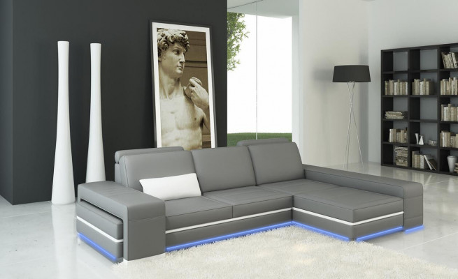 Lieder Sofa Canapé Wunnlandschaft L Form Design Modern Ecksofa Dekor Sofien