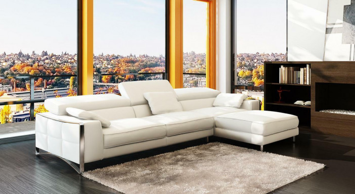 Design Ecken XXL Grouss Polster Eck Canapé Canapé Leder Canapéen Garnitur