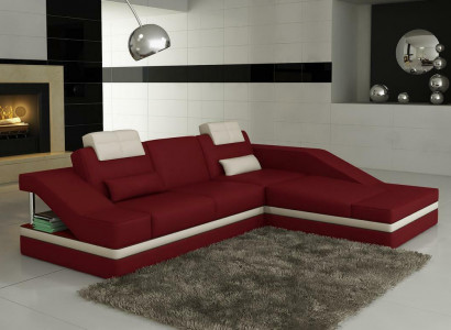 Design Ecker Polster Eckcouch XXL Grousscouch Ledersofa Garnitur