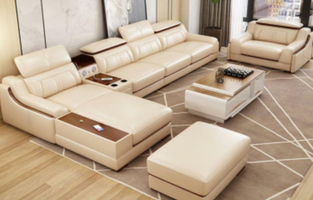 Canapé Miwwelen Wunnlandschaft Luxus Eckgarnitur Ecksot L-form Polster Modern Couch