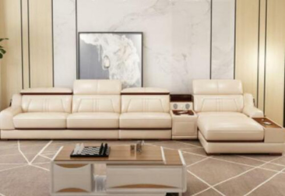 Ecksofa L-Form Polstersofa Relaxsëtz Miwwelen Wohnlandschaft Luxus Eckgarnitur
