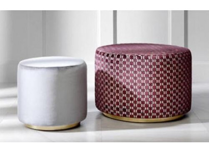 Gruppe Stull Hocker Sitzbank Pouf Samthocker Stoff Ronn Holz Set 2tlg