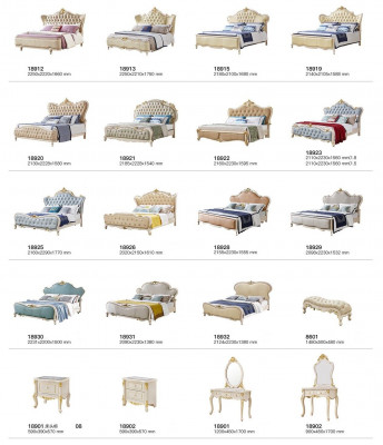 Bett Nuetsschaf Buedzëmmer Schaf 4 Deeler Schlofzëmmer Set Modern Better Massivholz