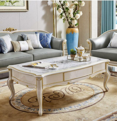 Design-Dëscher Niewendësch Couchtisch Klassesch Sofa Wunnzëmmerdësch