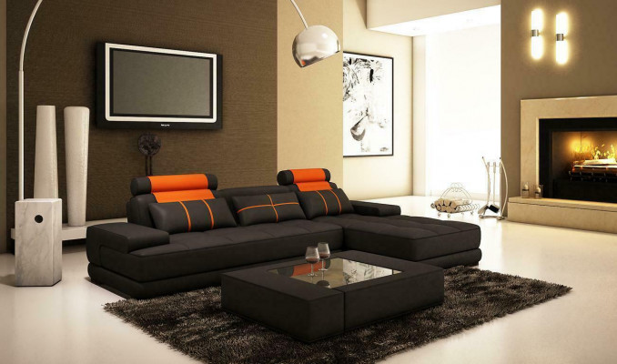 XXL Designer Wunnlandschaft Polstersofa Ecksofa Eck Garnitur Sofa Couch