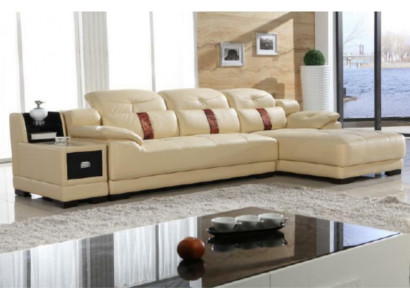 Luxus Eckkanapé Ecksofa L-Form Polster Modern Relax Sëtz Miwwelen Wunnlanschaft