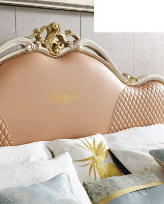 Design Bett Polster Lieder Duebelbett Schlofzëmmer Bestietnes 180x200 Massivholz