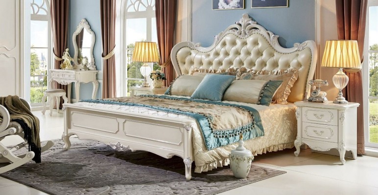 Luxus Better Hotel Kinneken Chesterfield Bett Duebelbett Barock Massivholz